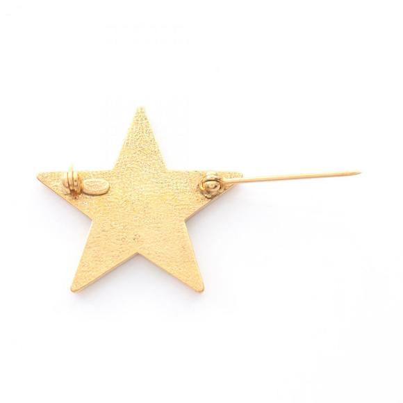 CHANEL Black Logo Brooch - Picture 2 of 4